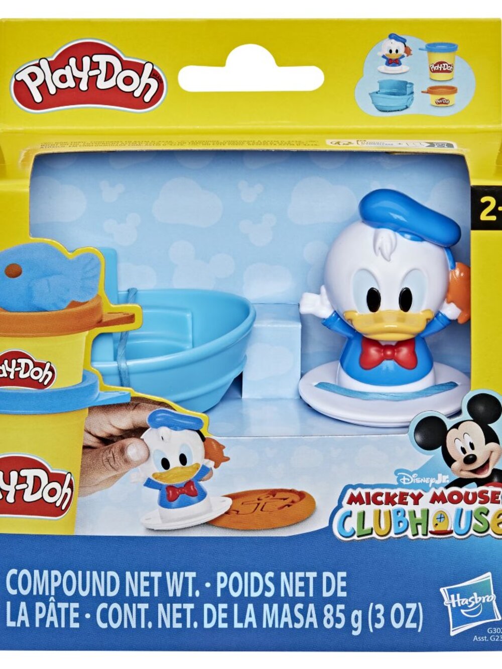 Play-Doh Disney Junior Stamp and Go Donald Duck, Kids Arts & Crafts 2+, NEW